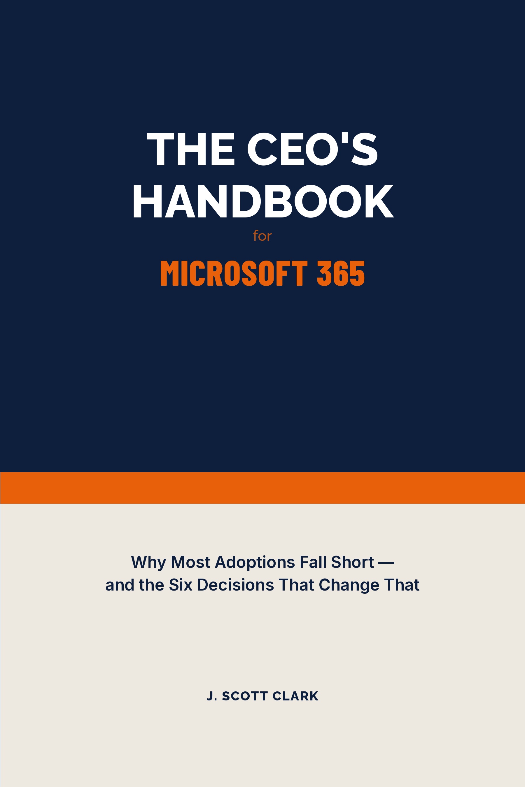 Cover of The CEO's Handbook For Microsoft 365